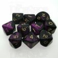 D&G Oblivion Purple & Black 10 x D10 Dice Set