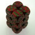 Chessex Speckled Strawberry 12 x D6 Dice Set