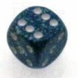 Chessex Speckled Sea 16mm D6 Spot Dice