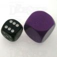 D&G Opaque Blank Purple JUMBO 22mm D6 Dice