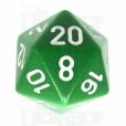 Chessex Opaque Green & White D20 Dice