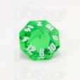 GameScience Gem Emerald & White Ink D16 Dice