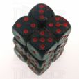 Chessex Translucent Smoke & Red 12 x D6 Dice Set