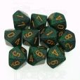 Chessex Speckled Golden Recon 10 x D10 Dice Set