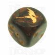 Chessex Scarab Blue Blood TheDiceShop Dragon D6 Spot Dice