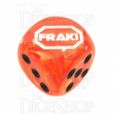 Chessex Vortex Orange FRAK! Logo D6 Spot Dice