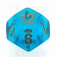 Chessex Borealis Teal D12 Dice