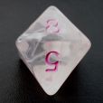 TDSO Winter Frost Pink D8 Dice