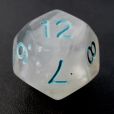 TDSO Winter Frost Turquoise D12 Dice
