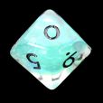 TDSO Teal Dragon Scale & Black D10 Dice