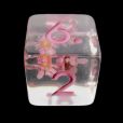 TDSO Encapsulated Flower Baby Pink D6 Dice