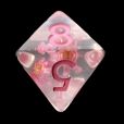 TDSO Encapsulated Flower Baby Pink D8 Dice