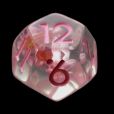 TDSO Encapsulated Flower Baby Pink D12 Dice