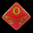 Role 4 Initiative Opaque Red & Yellow D10 Dice 2022