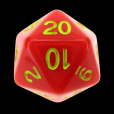 Role 4 Initiative Opaque Red & Yellow D20 Dice 2022