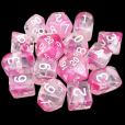 Role 4 Initiative Diffusion Cherry Blossom 15 Dice Polyset with Arch D4s