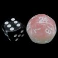 Impact Cotton Candy & White D24 Dice