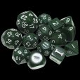 Impact Dungeon Crawl Classics DCC Opaque Green & White 14 Dice Set