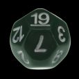 Impact Opaque Green & White D19 Dice
