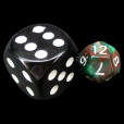 TDSO Duel Brown & Green MINI 10mm D12 Dice