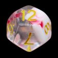 TDSO Cyclone Red & White D12 Dice