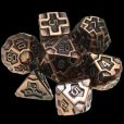 TDSO Metal Arcanist Antique Copper 7 Dice Polyset