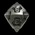 TDSO Metal Arcanist Antique Silver D8 Dice
