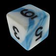 TDSO Duel Teal & White D6 Dice