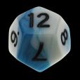 TDSO Duel Teal & White D12 Dice