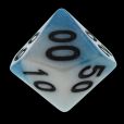 TDSO Duel Teal & White Percentile Dice
