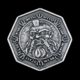 Forged Dwarven Legendary Metal Silver Coin