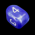 Role 4 Initiative Marble Blue Arch D4 Dice