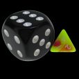 TDSO Duel Pink & Yellow MINI 10mm D6 Dice