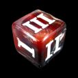 Impact Mage Bullets Roman Numeral D3 Dice
