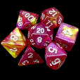 TDSO Solar Flare 7 Dice Polyset FABULOUS FIFTY