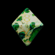 TDSO Imperial Stone Green with Engraved Numbers 16mm Precious Gem D8 Dice