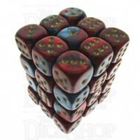 Chessex Gemini Red & Teal 36 x D6 Dice Set