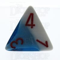 Chessex Gemini Astral Blue & White D4 Dice