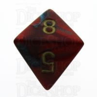 Chessex Gemini Red & Teal D8 Dice