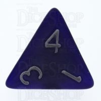 TDSO Pearl Purple & White D4 Dice