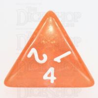 TDSO Bright Gem Fire Opal D4 Dice