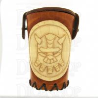 QD Dwarven Tan Leather Dice Cup