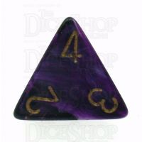 Chessex Vortex Purple D4 Dice