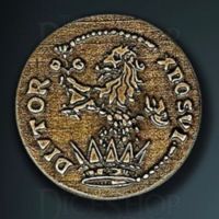 Medieval Legendary Metal Gold Coin
