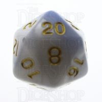 TDSO Duel Blue & White D20 Dice - Discontinued