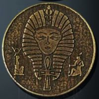 Egyptian Legendary Metal Gold Coin