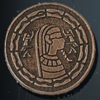 Egyptian Legendary Metal Copper Coin
