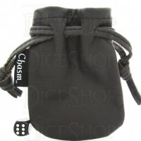 Chasm Pouch Dark Brown High Grade Leather Dice Bag