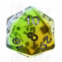 TDSO Layer Transparent Astral D20 Dice