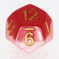 TDSO Layer Red Snow D12 Dice